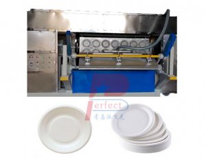 Biological degradable disposable pulp tableware plate making machine