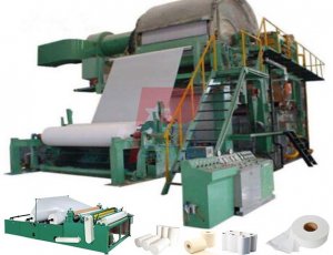 Waste Paper Pulp Virgin Wood Pulp Tissue Paper Making Machine