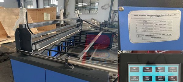 3 meters automatic pvc pp sheet bending machine making square plastic tanks