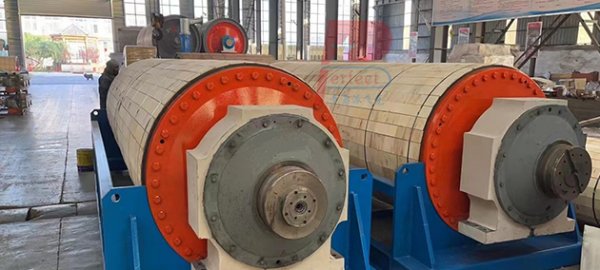Kraft testliner paper making machine pressing section shipped to Russia