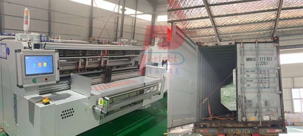 Fully CNC automatic cardboard carton box making machine ship to Australia